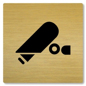 Kamera, 148x148mm, zlatá, Nevada